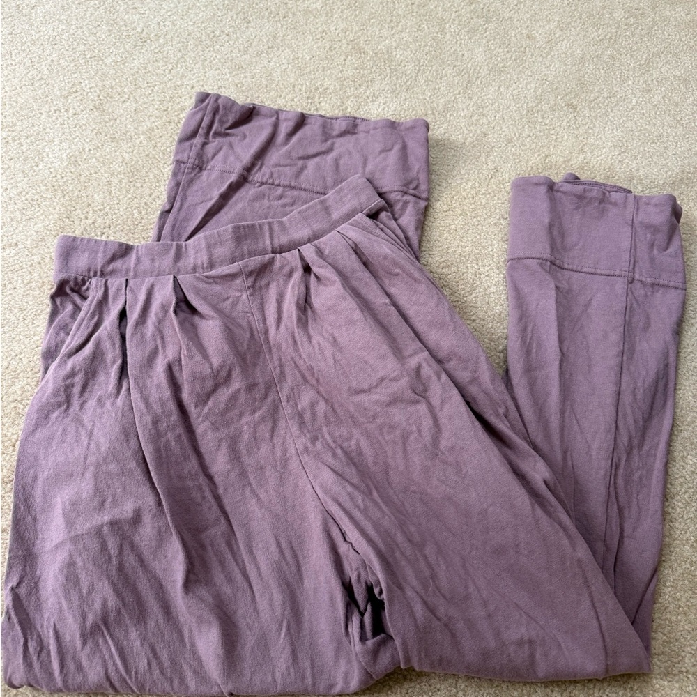 Freepeople wideleg pleated highwaisted pants